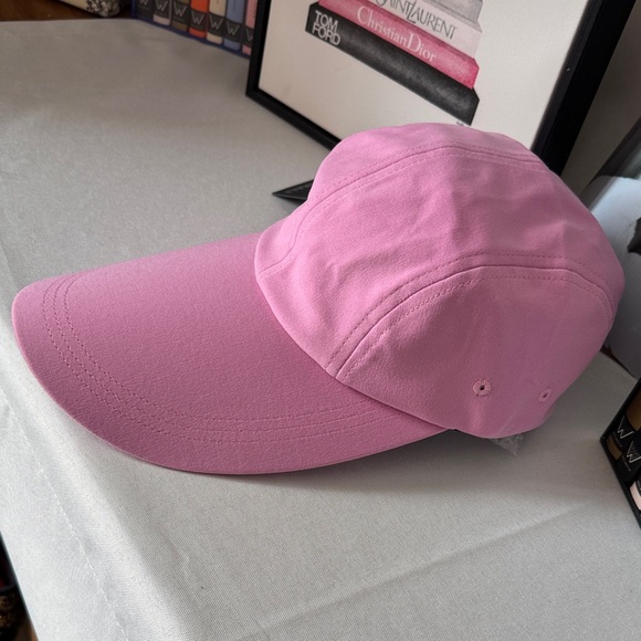 Norma Kamali Vibrant Pink Long Bill Baseball Cap / NWT main image 2